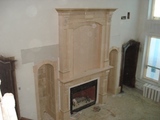custom mantel
