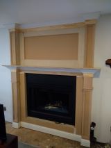 custom mantel